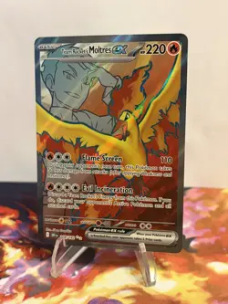 Pokemon Destined Rivals - Team Rocket’s Moltres ex Ultra Rare 208/182 - Image 4