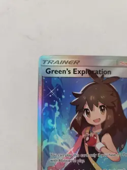 Green's Exploration (Full Art) Ultra Rare Unbroken Bonds 209/214 Minty Pokemon - Image 5