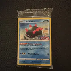 Pokemon TCG Fusion Strike Build and Battle Deck - Sealed Pyukumuku Promo SWSH169 - Image 1