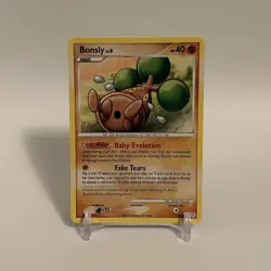 2007 Bonsly Regular Diamond & Pearl 71/130 Pokemon - Image 1
