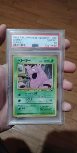 1998 Japanese Pokemon Grimer #88 Vending Series 2 - PSA 10 - Image 1