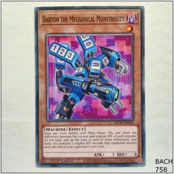 Darton the Mechanical Monstrosity - BACH-EN033 - Common 1st Edition Yugioh - Image 1