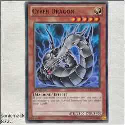 Cyber Dragon (Black) - SDCR-EN003 - Common 1st Edition Yugioh - Image 1