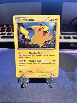 Pokemon Pikachu Black Star Promo Holo XY Basic 60 HP Card XY89 - Image 1