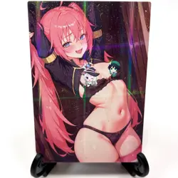 TenSura Milim Nava Sexy Hot Anime Waifu Girl Doujin Lewd Goddess Story Art Card - Image 1