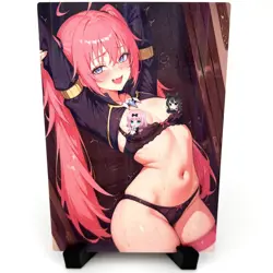 TenSura Milim Nava Sexy Hot Anime Waifu Girl Doujin Lewd Goddess Story Art Card - Image 2