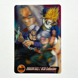 S5009 All Form Trunks & Vegeta 3D Dragon Ball x Morinaga Clear Card 328 F08 - Image 1