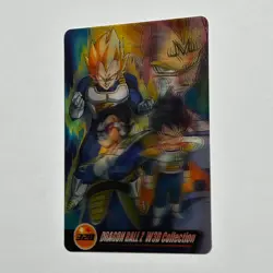 S5009 All Form Trunks & Vegeta 3D Dragon Ball x Morinaga Clear Card 328 F08 - Image 2
