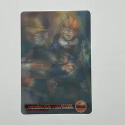 S5009 All Form Trunks & Vegeta 3D Dragon Ball x Morinaga Clear Card 328 F08 - Image 3