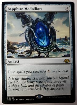 Sapphire Medallion - MTG Modern Horizons 3 - Rare - 0296 NM - Image 1