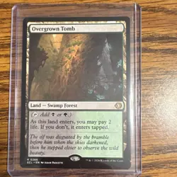 Wizards of the Coast Magic The Gathering Overgrown Tomb Land Rare ECL 0266 - Image 1