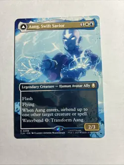 Aang, Swift Savior 0298 Borderless Avatar: The Last Airbender MTG + Bonus Rare!! - Image 1