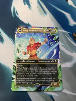 Aang At The Crossroads Borderless MTG Avatar The Last Airbender NM - Image 1