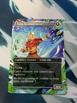 Aang At The Crossroads Borderless MTG Avatar The Last Airbender NM - Image 2