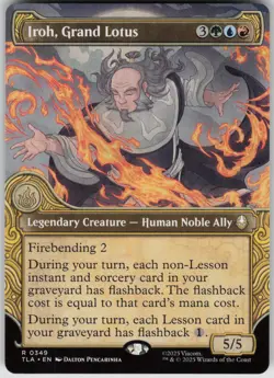 MTG Iroh, Grand Lotus (Showcase) Normal NM Avatar: The Last Airbender Magic 349 - Image 1