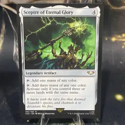 Sceptre of Eternal Glory Universes Beyond: Warhammer 40000 NM Regular MTG 166 - Image 1