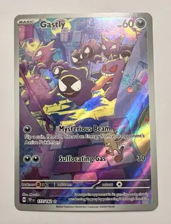 Gastly 177/162 Temporal Forces Illustration Rare NM Pokemon TCG - Image 1