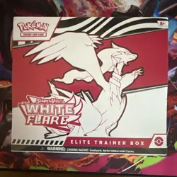 Pokemon TCG Scarlet Violet White Flare Elite Trainer Box (ETB) Sealed - Image 1