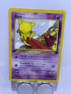 Pokemon TCG First edition Abra 49/82 Team Rocket Regular - Image 2