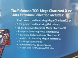 Mega Charizard X EX Ultra Premium Collection Pokemon sealed box - Image 3
