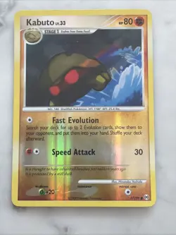 Kabuto - 67/99 Reverse Holo Platinum: Arceus XNR Pokemon TCG - Image 1