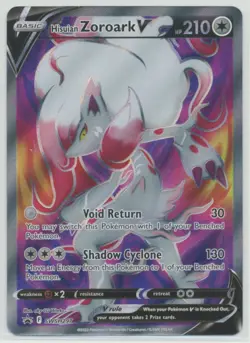 Hisuian Zoroark V 2022 Pokemon SWSH Black Star Promo #SWSH297 - LP - Image 1