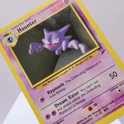 Pokemon TCG - Haunter 43/130 Base Set 2 Uncommon WOTC 1999 - NM Indent - Image 1