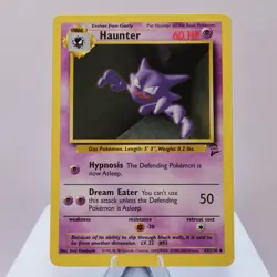 Pokemon TCG - Haunter 43/130 Base Set 2 Uncommon WOTC 1999 - NM Indent - Image 2