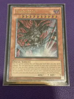 Tragoedia TU04-EN000 Ultimate Rare UNL Edition YuGiOh Card Euro - Image 1