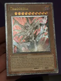 Tragoedia TU04-EN000 Ultimate Rare UNL Edition YuGiOh Card Euro - Image 2