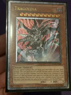 Tragoedia TU04-EN000 Ultimate Rare UNL Edition YuGiOh Card Euro - Image 3