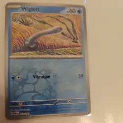 Wiglett #52/182 SV Paradox Rift 2023 Reverse Holo Common Pokemon TCG Card - Image 1