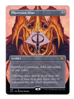 MTG English Phyrexian Altar (Borderless) NM Normal Double Masters 2022 - Image 1