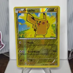 Pokemon Pikachu TCG XY Reverse Holo Card 42/146 Common - Image 1