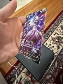 Pokemon Mewtwo V Card - Super Psy-Bolt & Transfer Break Moves - Image 3