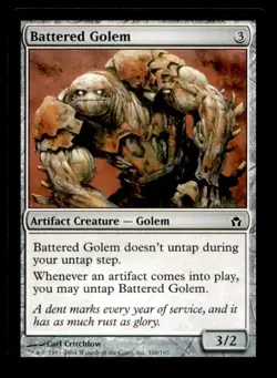 Battered Golem Fifth Dawn Light Play MTG Magic the Gathering - Image 1