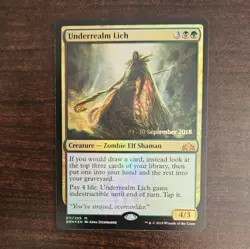 Underrealm Lich NM PRERELEASE FOIL Guilds of Ravnica MTG FREE SHIP - Image 1