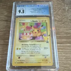 Pokemon Birthday Pikachu 24/53 Celebrations Classic Collection Holo CGC 9.5 - Image 1