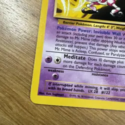 Mr. Mime - 27/130 - Pokemon Base Set 2 Rare Card WOTC NM - Image 5
