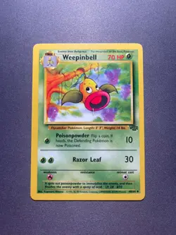 Pokemon TCG Weepinbell Jungle 48/64 Unlimited 1999-2000 Wizards Base Set - Image 1
