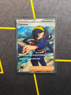 Carmine 204/167 - Pokemon TCG Twilight Masquerade Full Art Ultra Rare NM - Image 1