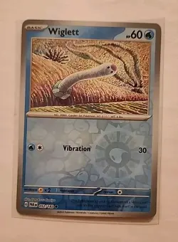 Wiglett 52/182 Reverse Holo Pokemon TCG: Paradox Rift Near Mint (NM) - Image 2