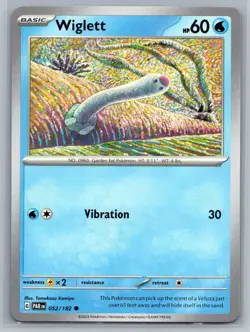 Wiglett 52/182 Paradox Rift Common Pokemon TCG 2023 - Image 1