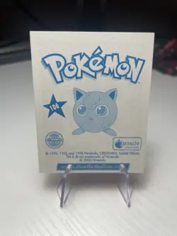 2000 Mewtwo Pokemon Sticker Topps Merlin Nintendo #106 NM - Image 2