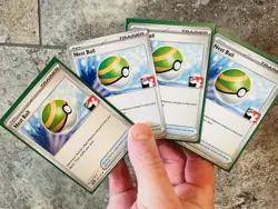 4x Nest Ball 181/198 Pokemon Prize Pack Series 3 Playset NM - Image 1