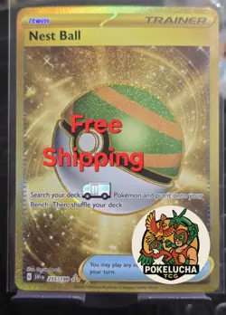 Nest Ball - 255/198 - SV01: Scarlet & Violet Base Hyper Rare Gold ~ Pokemon TCG - Image 1