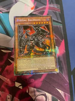 YUGIOH - BYSTIAL BALDRAKE - STARLIGHT RARE - MP25 - 1ST ED - NM - Image 1