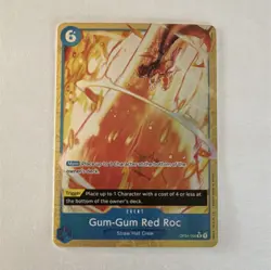 One Piece CCG Gum-Gum Red Roc Event Straw Hat Crew OP04-056 Regular - Image 1