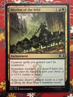 MTG Rhythm of the Wild Ravnica Allegiance Regular Card - Image 1
