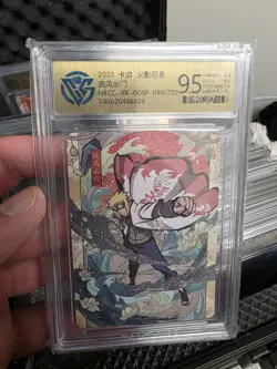 KaYou Naruto TCG CCG Trading Card Minato super rare hit NRCC-XR-005PL5 094/720 - Image 1